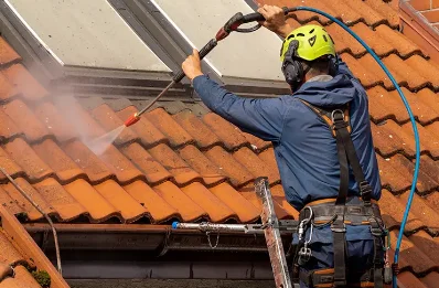 Démoussage et hydrofuge de toiture à Billom